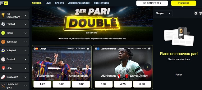 dazn bet top casino en ligne légal en france 2026