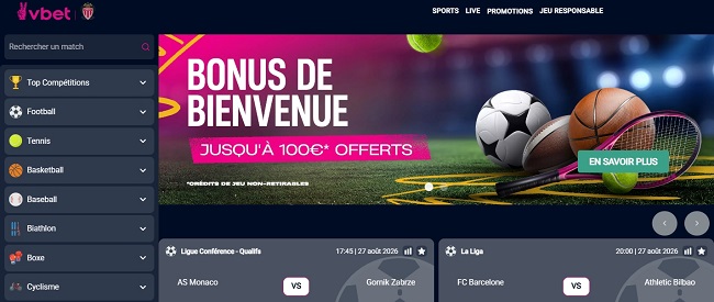 vbet casino en ligne légal france