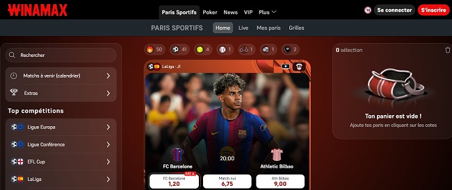 winamax top casino en ligne légal france
